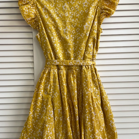 Cleobella Yellow Dress Size Large - Picture 3 of 8
